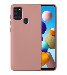 Силікон Original 360 Case Samsung Galaxy A21S (Пудровий)