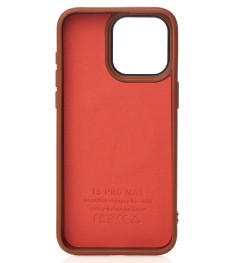 Чохол зі шкіри з текстурою Beats MagSafe для Apple iPhone 15 (Desert Titanium)