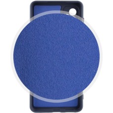 Силикон Original Samsung Galaxy M35 (ShutCam) (Тёмно-синий)