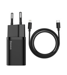 Baseus GaN5S 20W PD QC Charger Adapter (1 Type-C) (Black) P10162503113-00