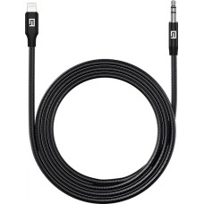 Кабель AUX ArmorStandart 3,5 to Lightning (1m) (Чорний) AR