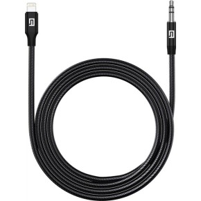 Кабель AUX ArmorStandart 3,5 to Lightning (1m) (Чёрный) AR