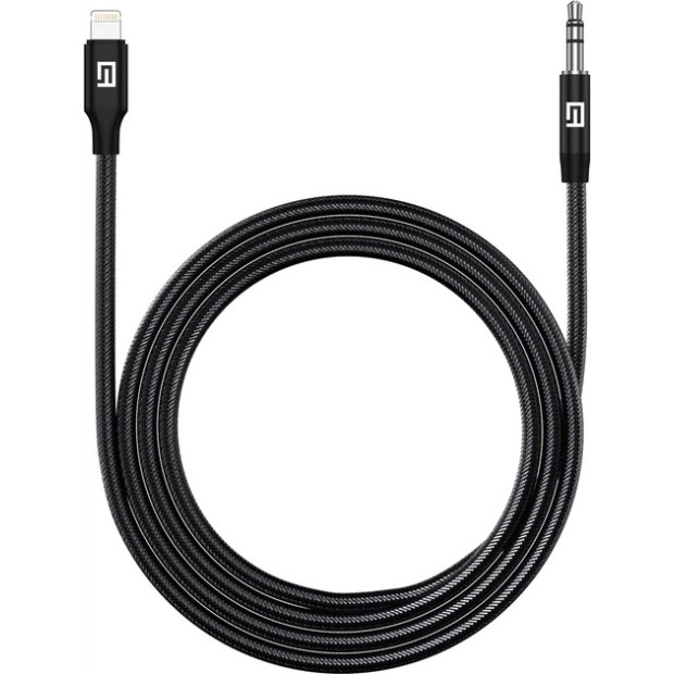 Кабель AUX ArmorStandart 3,5 to Lightning (1m) (Чорний) AR Кабель AUX ArmorStandart 3,5 to Lightning (1m) (Чорний) AR