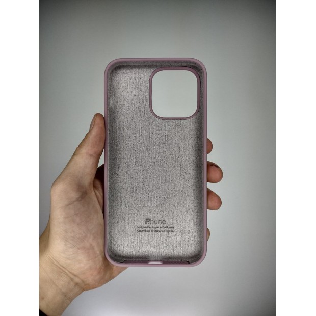 Оригінальний силіконовий чохол круглої форми для Apple iPhone 14 Pro Max (01) Bilberry.