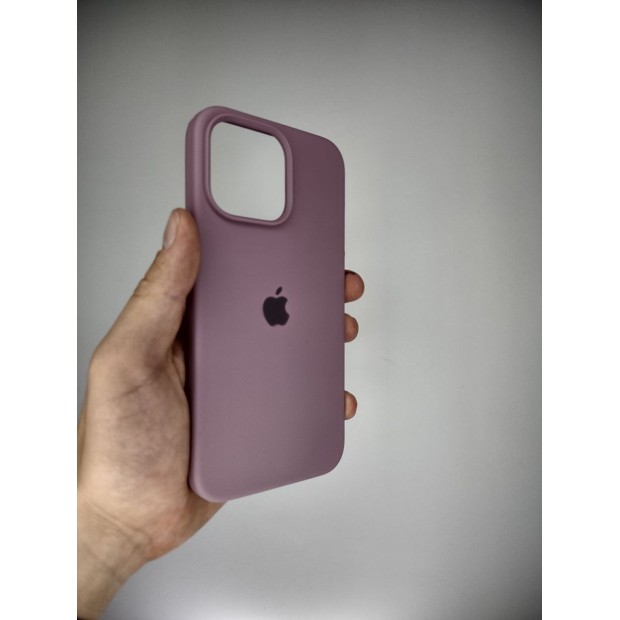 Оригінальний силіконовий чохол круглої форми для Apple iPhone 14 Pro Max (01) Bilberry.