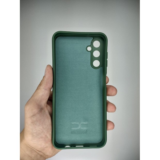 Силіконовий оригінальний 360 чохол для Samsung A14 (ShutCam) (темно-зелений)