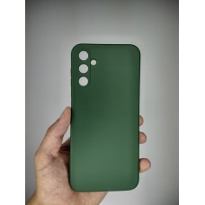 Силіконовий оригінальний 360 чохол для Samsung A14 (ShutCam) (темно-зелений)