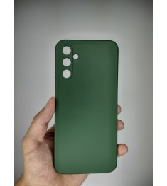 Силіконовий оригінальний 360 чохол для Samsung A14 (ShutCam) (темно-зелений)