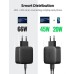 СЗУ-адаптер UGREEN CD216 66W QC4.0 (2Type-C) (Black)