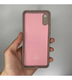 Силіконовий чохол Original 360 Case для Xiaomi Redmi 9A (ShutCam) (Темно-пудрови..