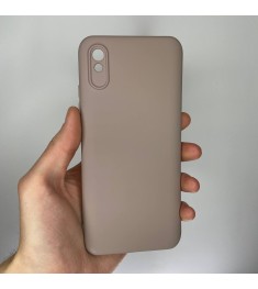 Силикон Original 360 Case Xiaomi Redmi 9A (ShutCam) (Тёмно-пудровый)