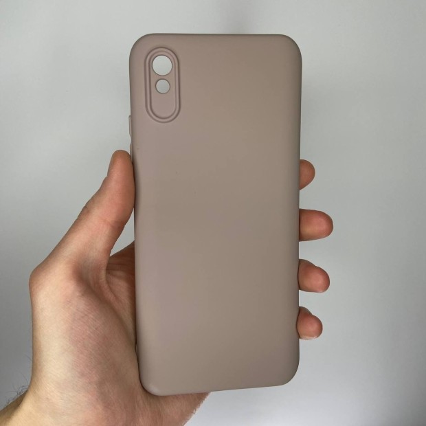 Силіконовий чохол Original 360 Case для Xiaomi Redmi 9A (ShutCam) (Темно-пудровий)