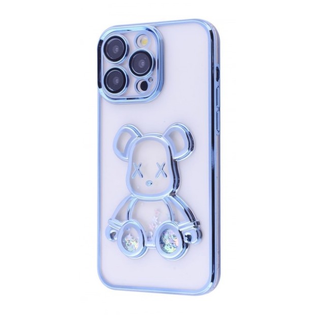 Чехол UMKU Bear Shine Apple iPhone 15 (Sierra Blue)