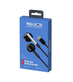 Wired earphones-headset Walker H315 (Black)