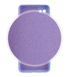 Силикон Original Samsung Galaxy A51 (ShutCam) (Лавандовый)