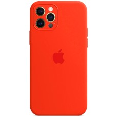 Силіконовий оригінальний чохол RoundCam для Apple iPhone 12 Pro (05) Червоний продукт RED.
