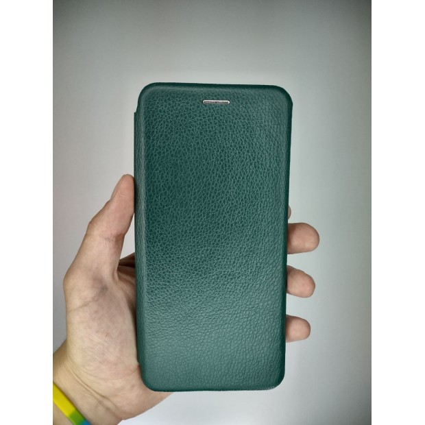 Чехол-книжка Оригінал Lite Xiaomi Redmi 12C  /  11A (Темно-зелений)