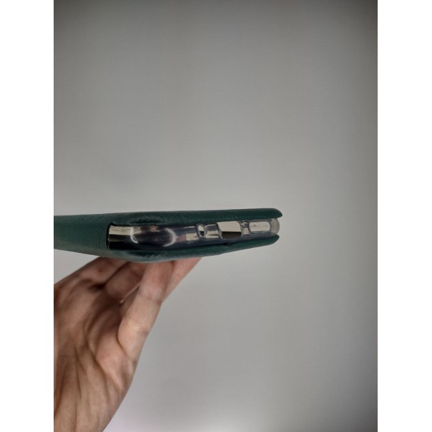 Чехол-книжка Оригінал Lite Xiaomi Redmi 12C  /  11A (Темно-зелений)