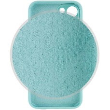 Силіконовий чохол Original RoundCam для Apple iPhone 14 (21) бірюзовий