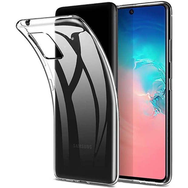 Силикон WS Samsung Galaxy S10 Lite (прозрачный)