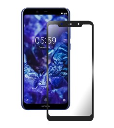 Захисне скло 5D Standard Nokia 5.1 Plus Чорне