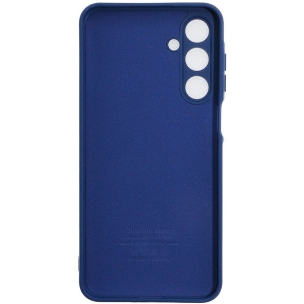 Силікон Original Premium Samsung Galaxy A16 (ShutCam) (Темно-синій)