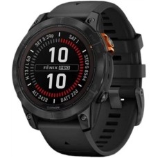 Смарт-годинник Garmin Fenix 7 (Carbon Gray) + Black Band (Grade A+) Б / У O