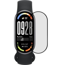 Захисне скло 5D для Xiaomi Mi Smart Band 10 Чорне