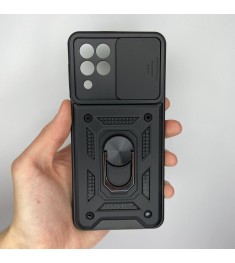 Чохол Ring Serge Armor Case для Samsung Galaxy M53 5G (ShutCam) (Чорний)