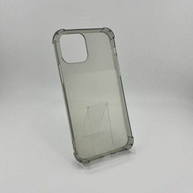 Силіконовий чохол 6D для Apple iPhone 12  /  12 Pro (Сірий)