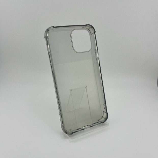 Силіконовий чохол 6D для Apple iPhone 12  /  12 Pro (Сірий)