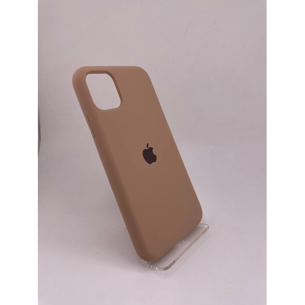 Силіконовий Original Round кейс для Apple iPhone 11 (65), бежевий