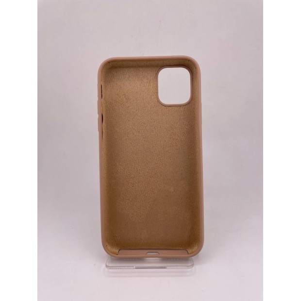 Силіконовий Original Round кейс для Apple iPhone 11 (65), бежевий