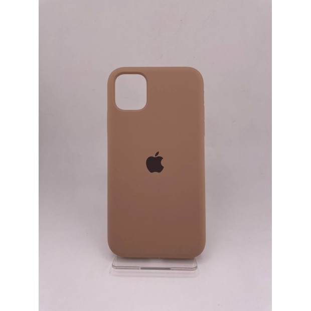 Силіконовий Original Round кейс для Apple iPhone 11 (65), бежевий