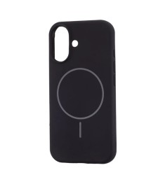 Силикон Original Round Case with MagSafe Apple iPhone 17 (07) Black