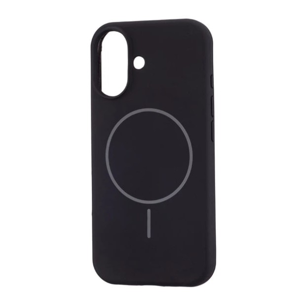 Силикон Original Round Case with MagSafe Apple iPhone 17 (07) Black