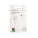 Wired earphones-headset Borofone BM30 Max (Lightning) (White) Wired earphones-headset Borofone BM30 Max (Lightning) (White)