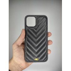Силикон HDD YSL Apple iPhone 12 Pro Max (Чёрный)