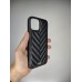 Силикон HDD YSL Apple iPhone 12 Pro Max (Чёрный)