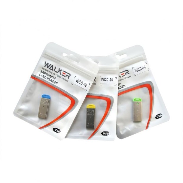 Перехідник Card Reader Walker WCD-10 Metal (MicroSD)