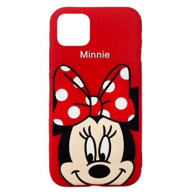 Силіконовий чохол Disney Minnie для Apple iPhone 11 Pro Max (Червоний)