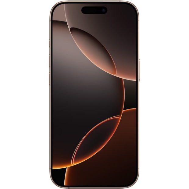Мобильный телефон Apple iPhone 16 Pro Max 256Gb (E-Sim) (Desert Titanium) (Grade A) 92% Б/У O