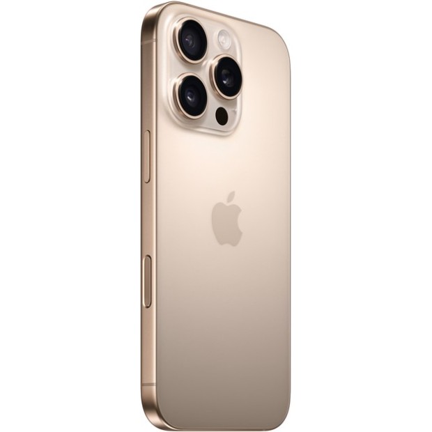 Мобильный телефон Apple iPhone 16 Pro Max 256Gb (E-Sim) (Desert Titanium) (Grade A) 92% Б/У O