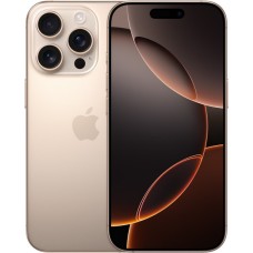 Мобильный телефон Apple iPhone 16 Pro Max 256Gb (E-Sim) (Desert Titanium) (Grade A) 92% Б/У O