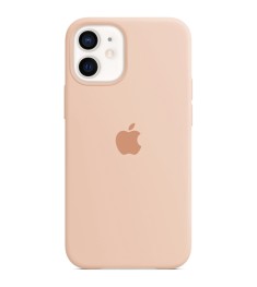 Оригінальний силіконовий чохол Apple iPhone 12 Mini (08) Рожевий пісок
