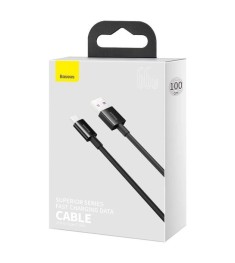 USB-кабель Baseus Superior 66W (1м) (Type-C) (Чорний) CATYS-01