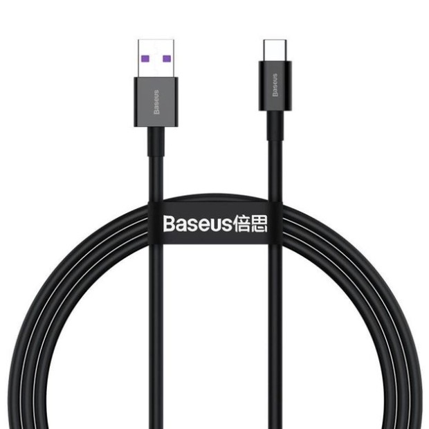USB-кабель Baseus Superior 66W (1м) (Type-C) (Чорний) CATYS-01