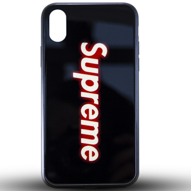 Накладка Luminous Glass Case Apple iPhone XR (Supreme)