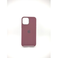 Чохол Silicone Case with MagSafe для Apple iPhone 12  /  12 Pro (Сливовий)