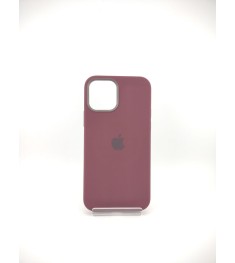 Чохол Silicone Case with MagSafe для Apple iPhone 12  /  12 Pro (Сливовий)
